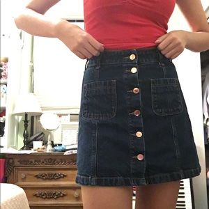 Denim skirt
